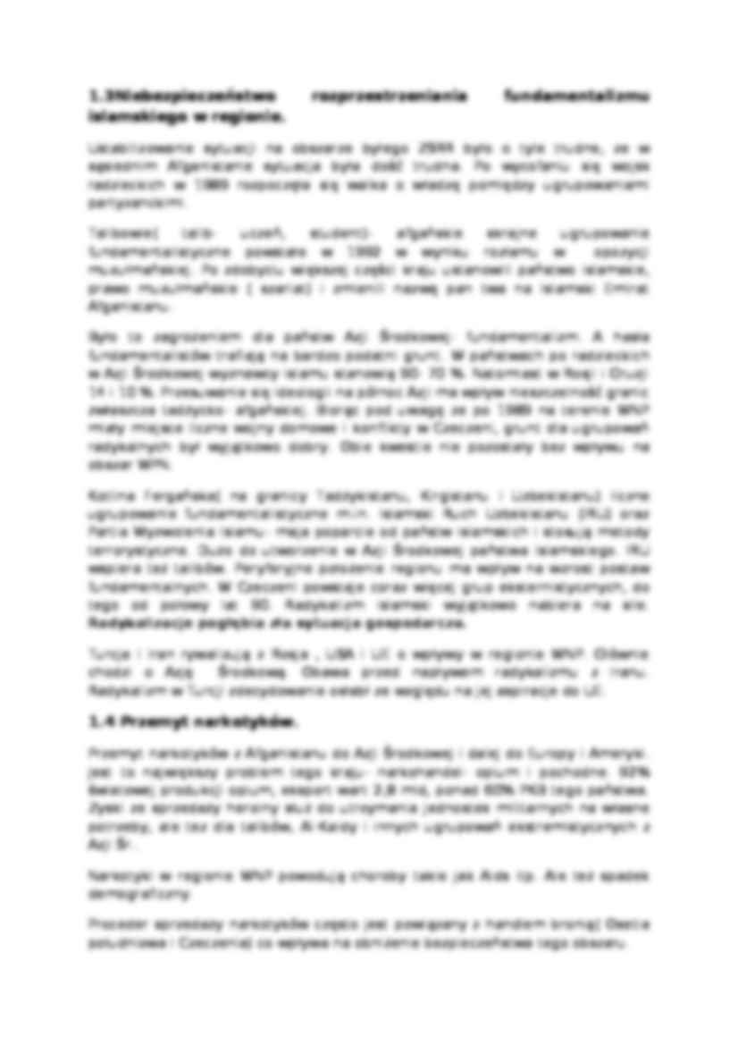 Bezpieczeństwo obszaru WNP - omówienie - strona 3