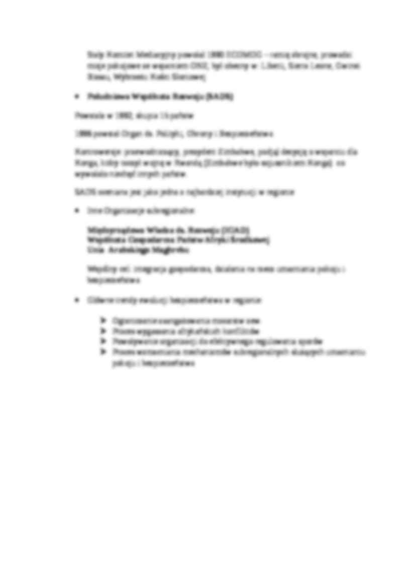  Działania na rzecz umacniania bezpieczeństwa w Afryce - omówienie - strona 2