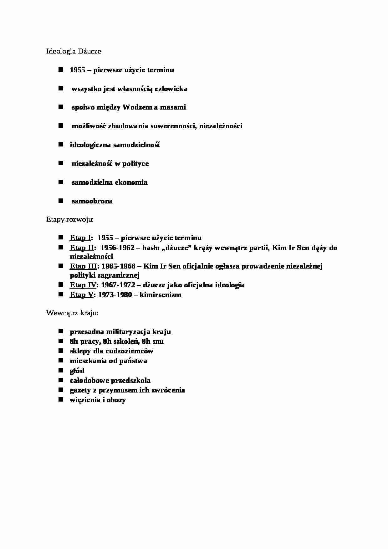  Ideologia Dżucze - omówienie - strona 1