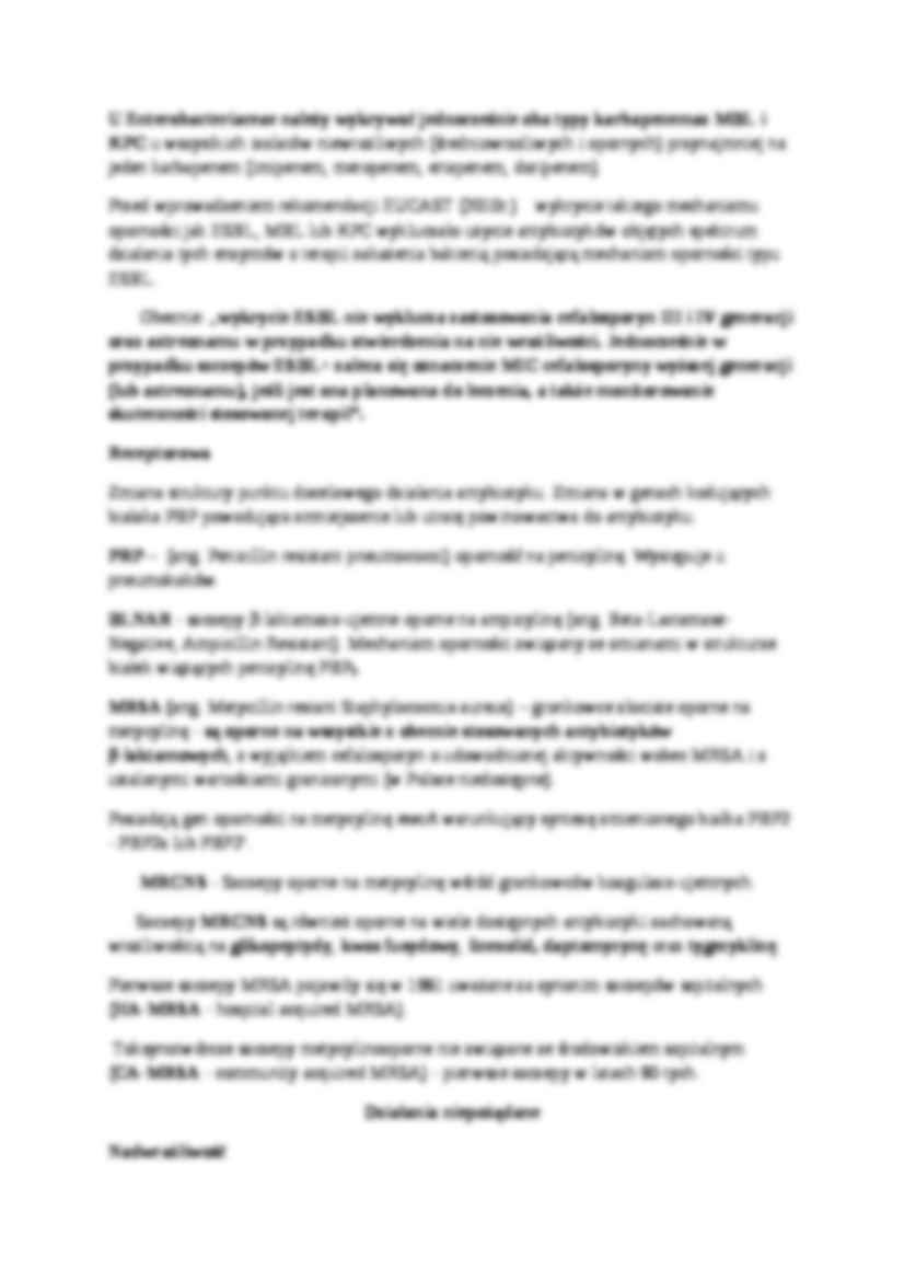 Mechanizmy oporności beta-laktamów - omówienie - strona 2