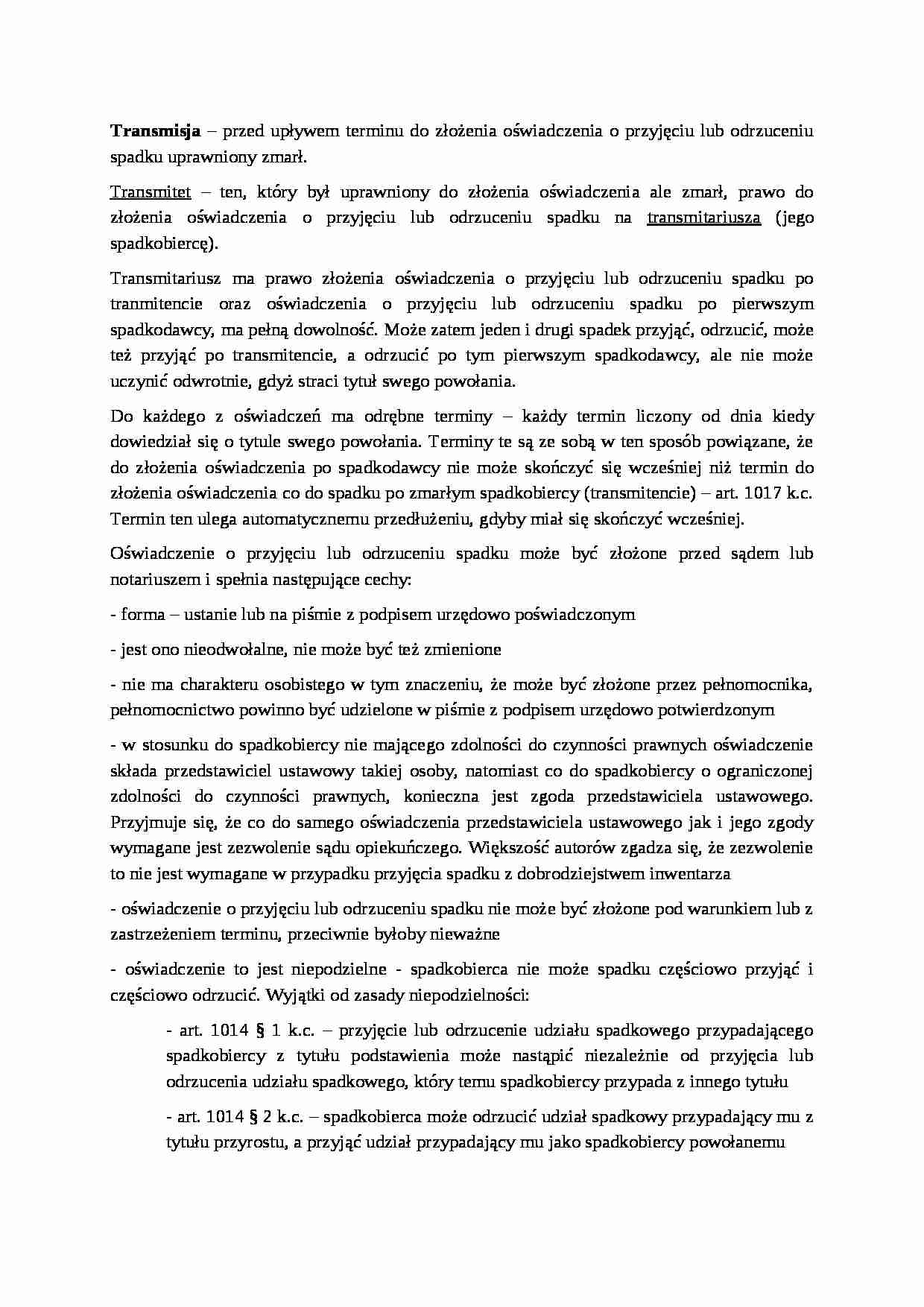 Transmisja - omówienie - strona 1