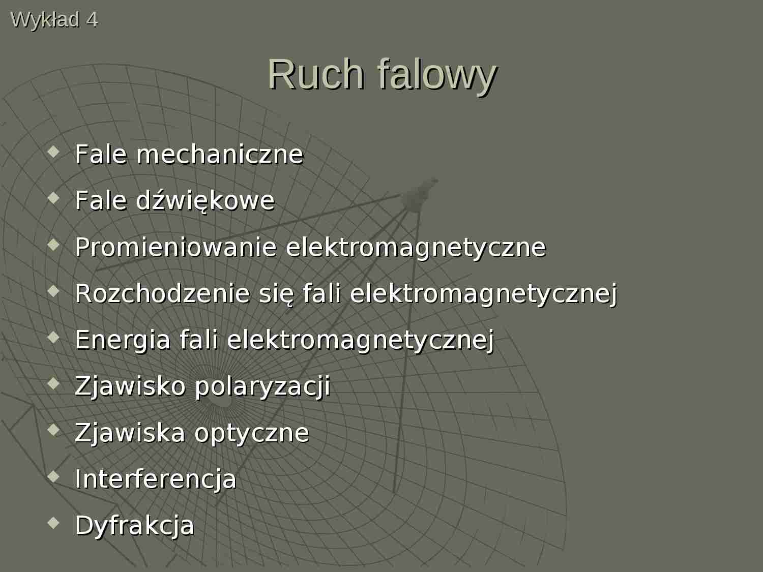 Fizyka, Ruch falowy - omówienie - strona 1