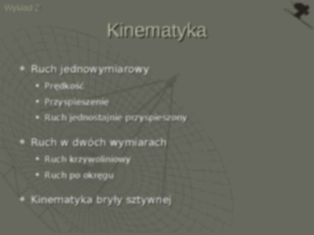 Fizyka, Ruch postępowy i obrotowy - omówienie - strona 2