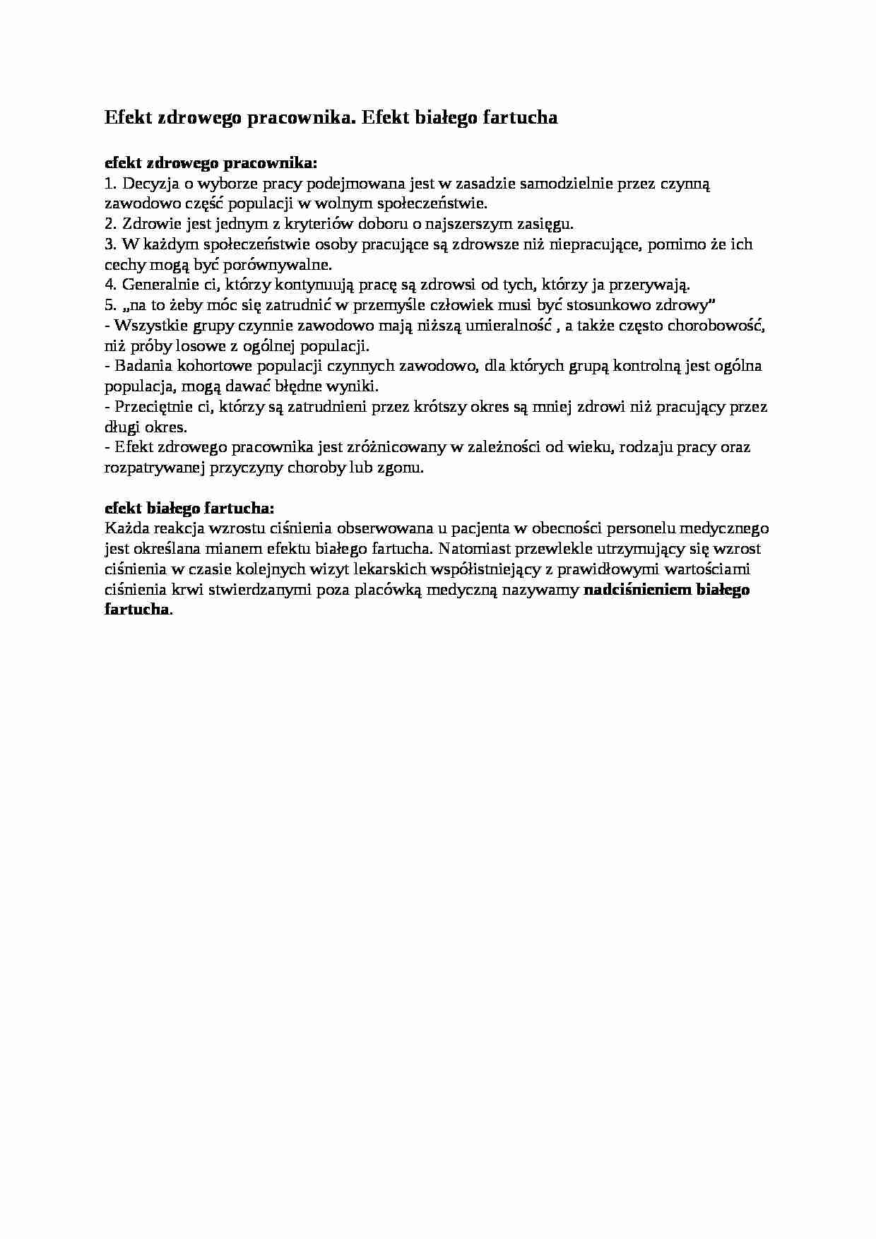 Efekt zdrowego pracownika - omówienie - strona 1