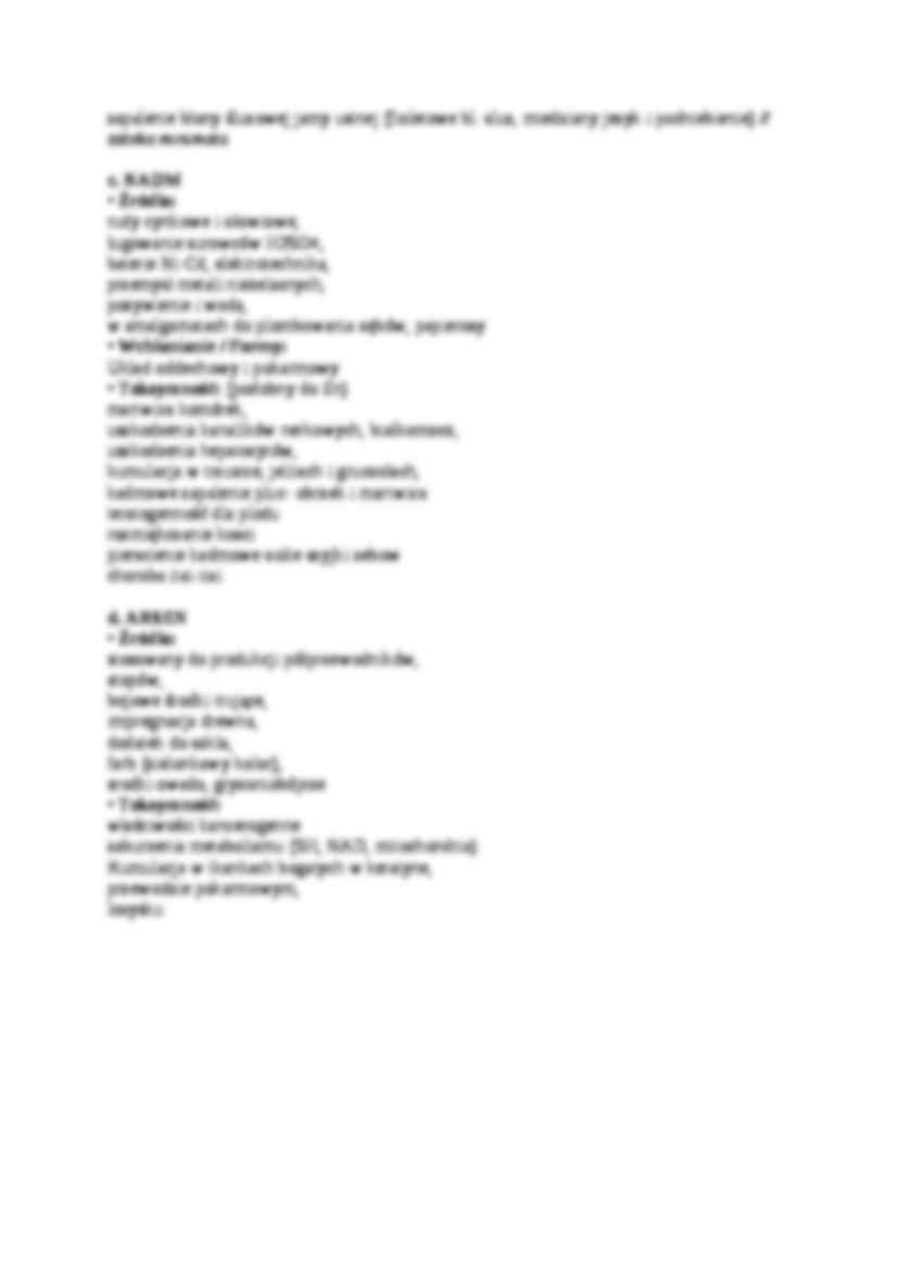 Higiena i epidemiologia, Metale ciężkie - omówienie - strona 2