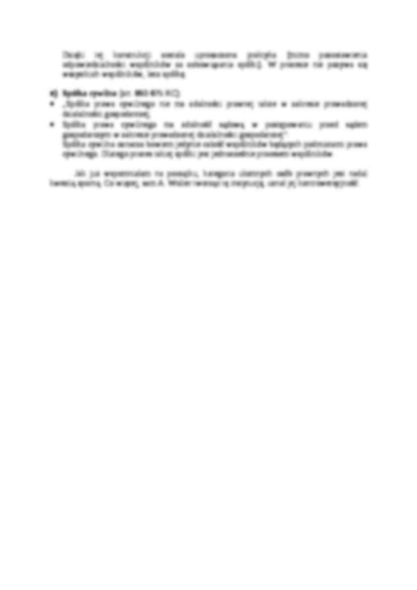 Przykłady ułomnych osób prawnych - omówienie - strona 2