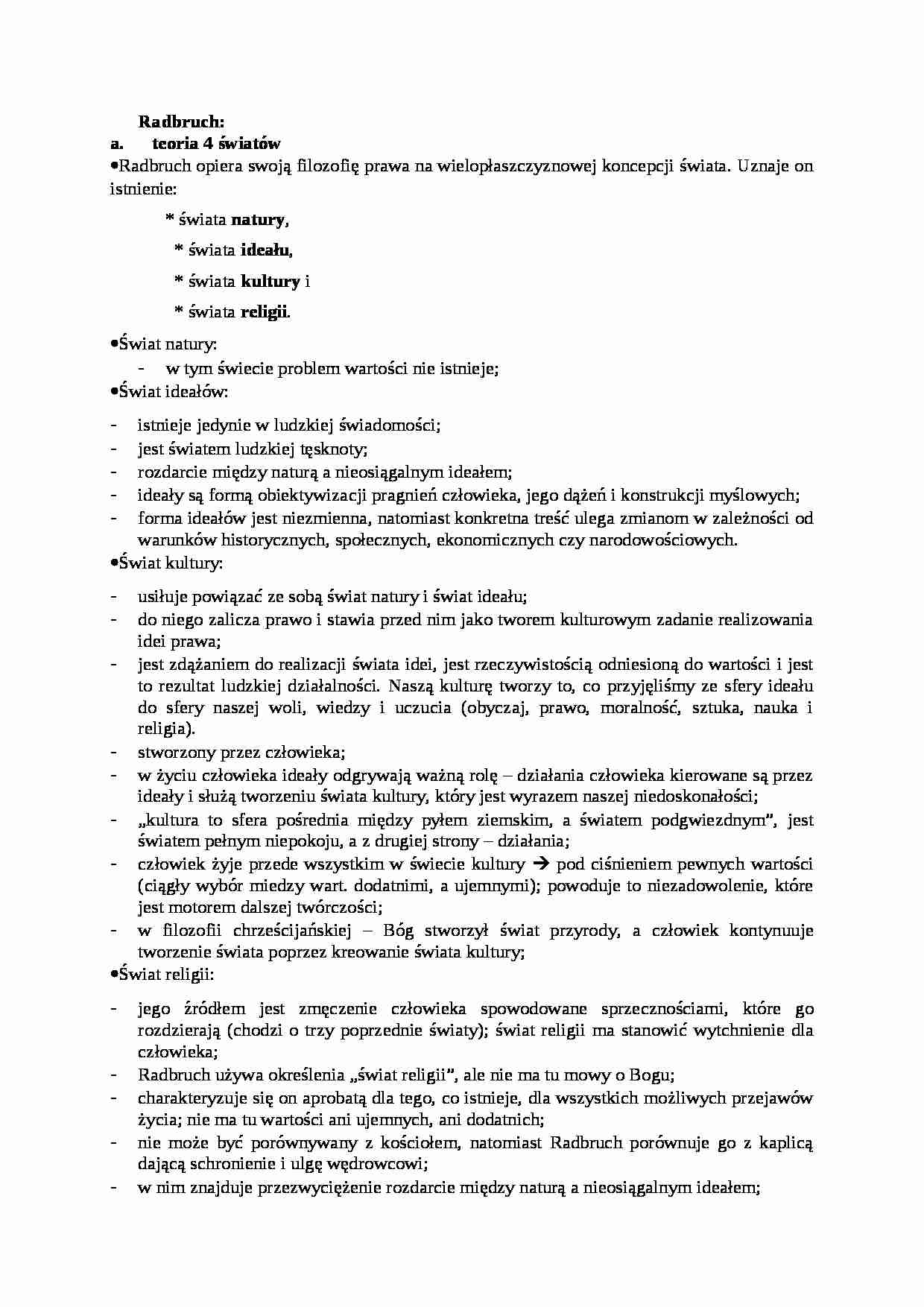 Radbruch - omówienie - strona 1