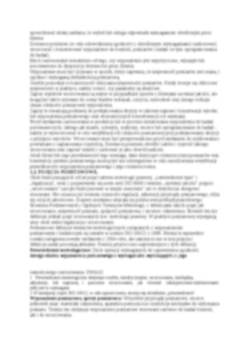 Gospodarowanie i wzorcowanie wyposażenia pomiarowego i badawczego-odpowiedzi do kolokwium z laboratorium - strona 3