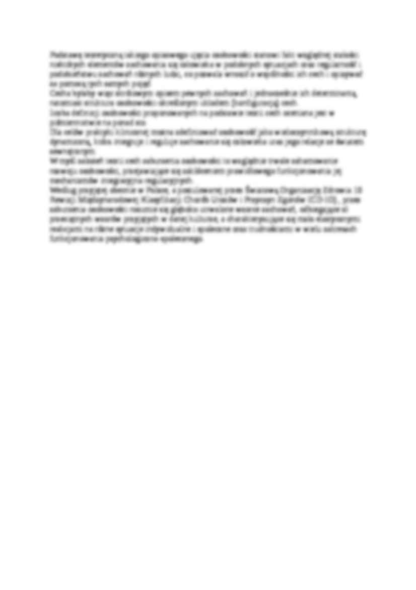 Zaburzenia osobowości - omówienie zagadnienia - strona 2