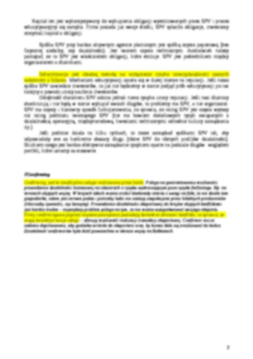 Sekurytyzacja aktywów - Uczestnicy - strona 2