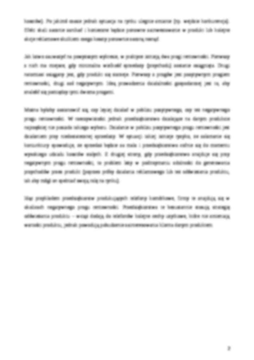 Próg rentowności - Koszty stałe - strona 2