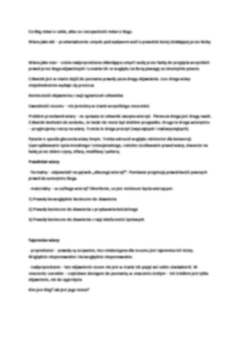 Dogmaty katolickie - wykład - strona 2