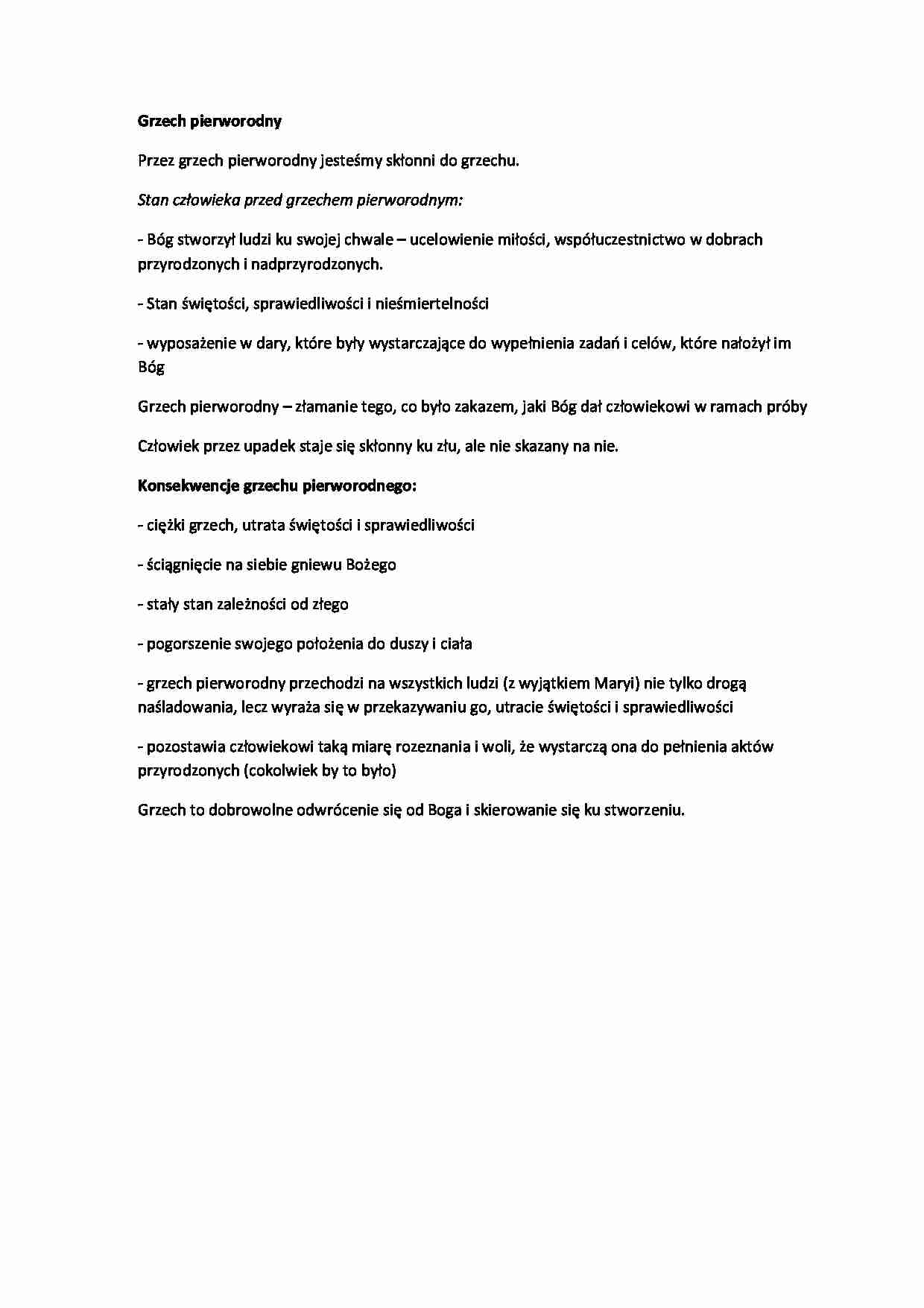 Wykład - grzech pierworodny - strona 1