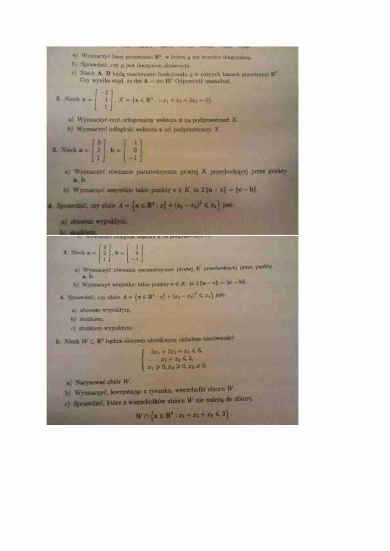 Test z algebry - strona 1