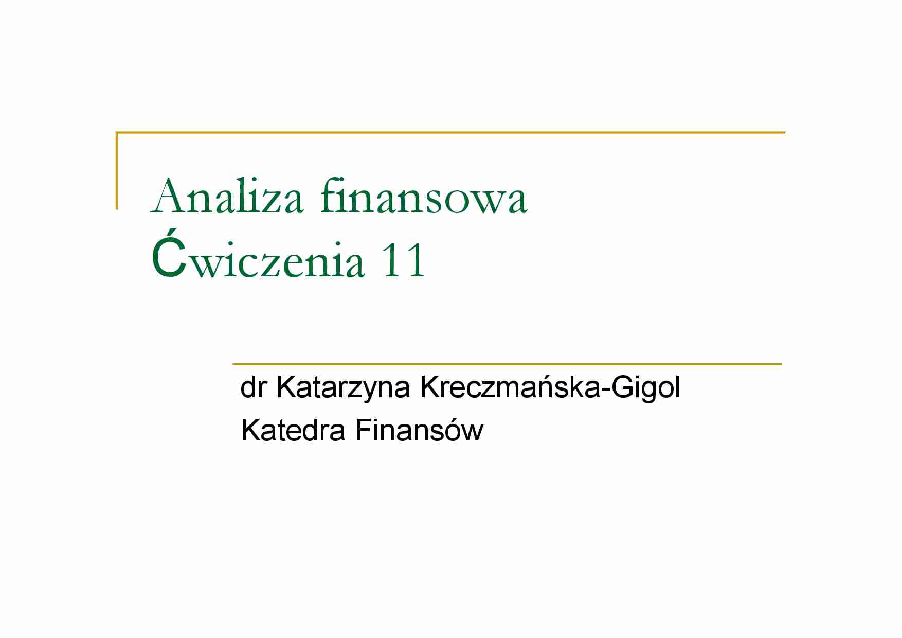 Wykład - Schemat Du Ponta, Dekompozycja wskaźników - strona 1