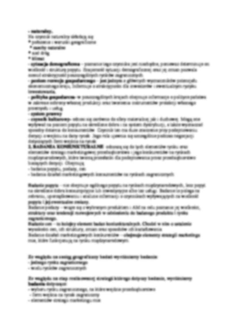 Marketing międzynarodowy - wykłady , MWSE - strona 3