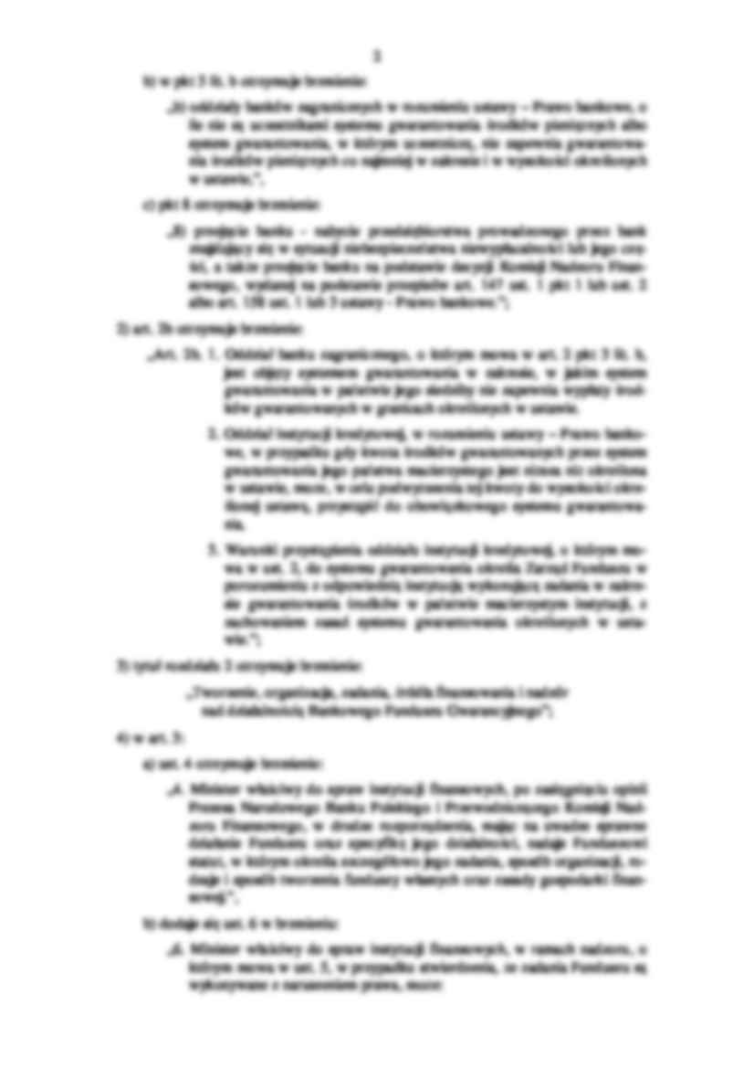 Ćwiczenia - ustawa Bankowy Fundusz Gwarancyjny - strona 2
