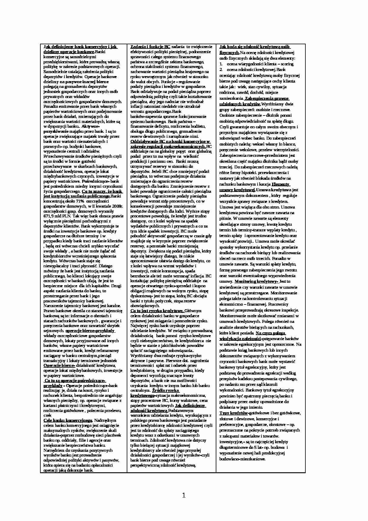 Wykład  - zagadnienia do egzaminu - strona 1