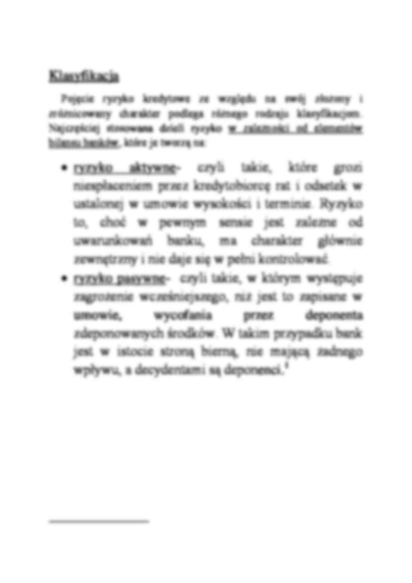 Referat - ryzyko kredytowe - strona 2
