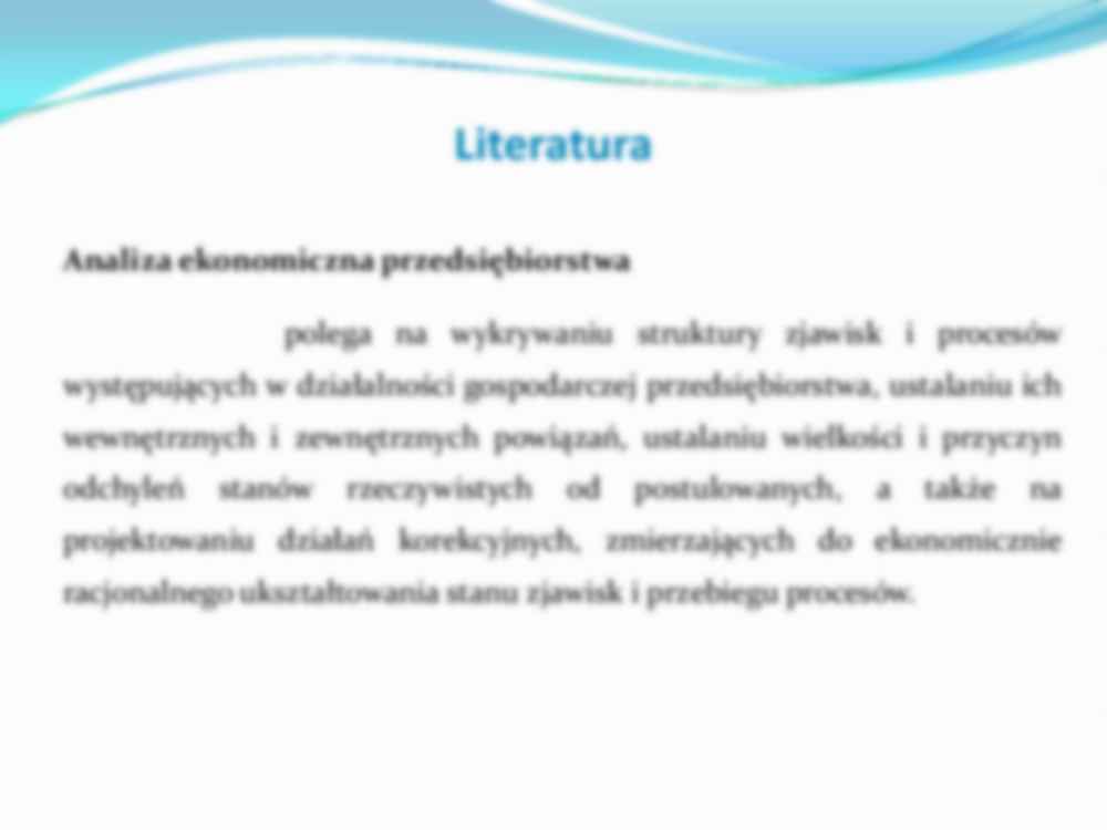 Wykład - Analiza ekonomiczna przedsiębiorstwa - strona 3