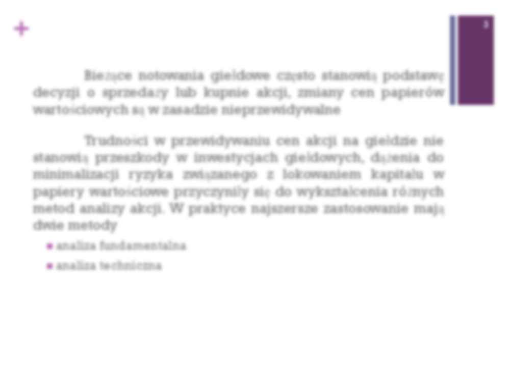 Wykład - Ocena przedsiębiorstwa na rynku kapitałowym - strona 3