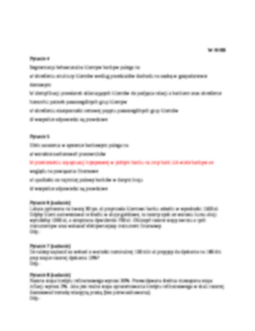 Finanse i bankowość - egzamin - strona 2