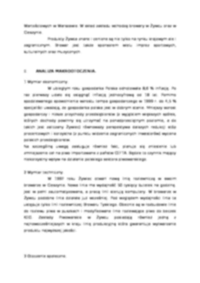 Wykład - Analiza strategiczna browaru - strona 2