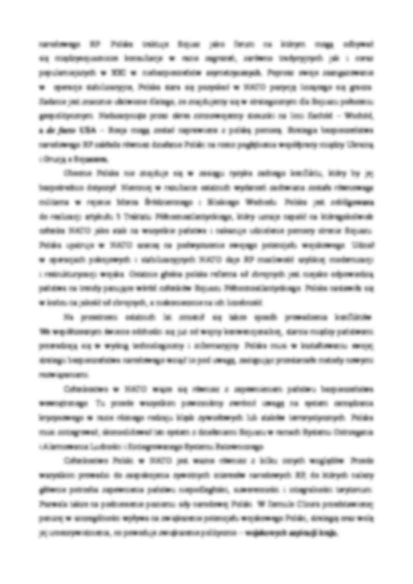  Rola Polski w europejskiej polityce bezpieczeństwa-opracowanie - strona 2