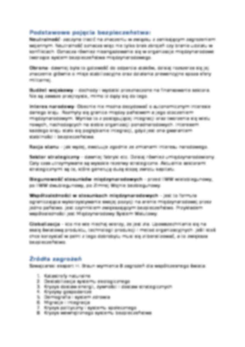 Bezpieczeństwo europejskie-notatki z zajęć - strona 3