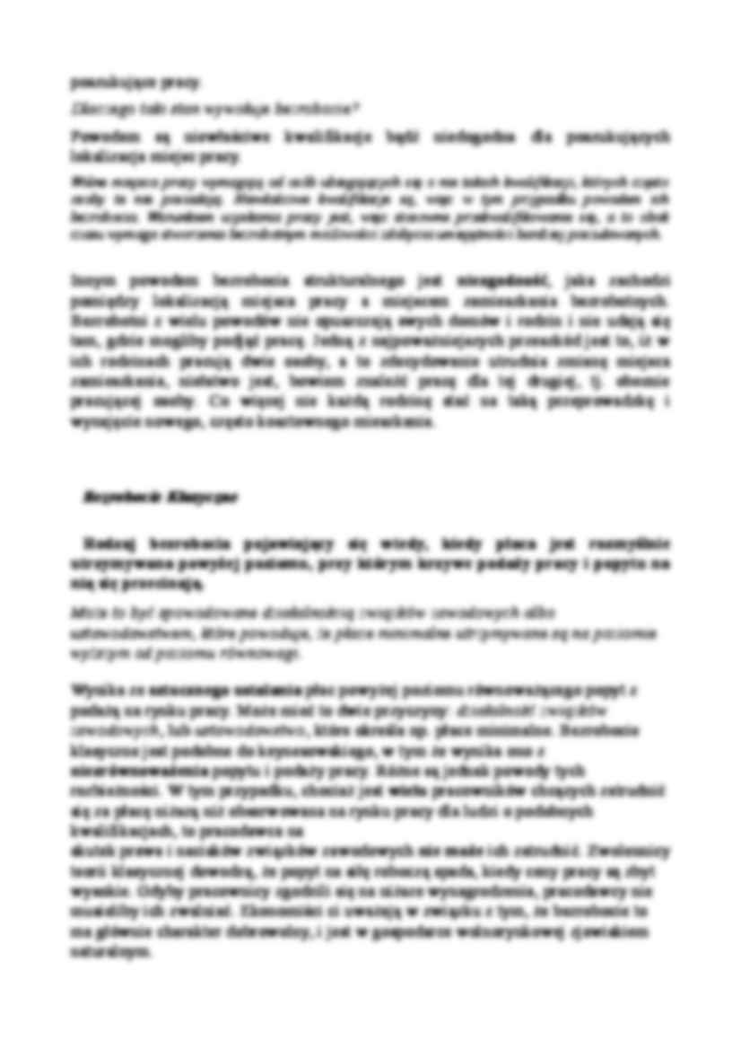 Przyczyny Bezrobocia- opracowanie - strona 2