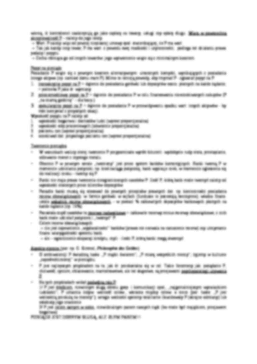 Teoria pieniądza-opracowanie - strona 3