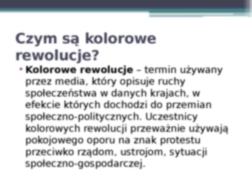 Kolorowe rewolucje-Gruzja, Ukraina, Kirgizja - strona 2