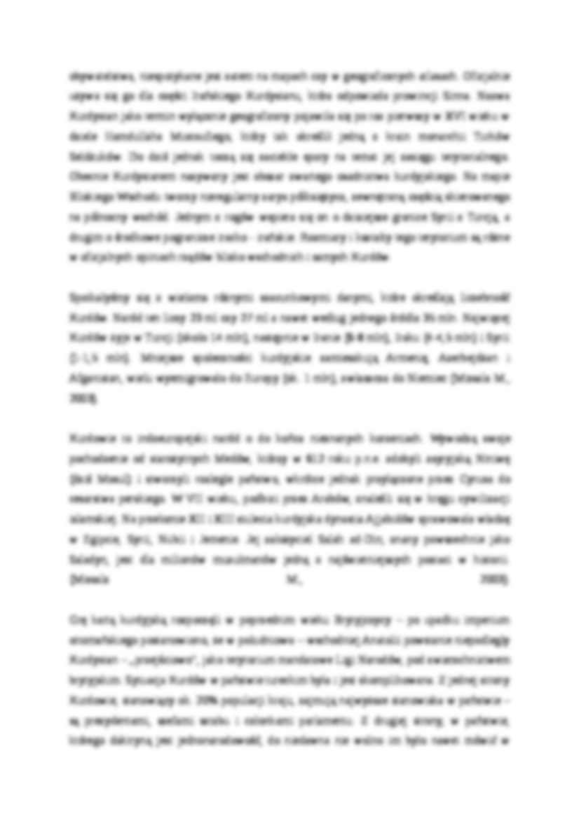 Kurdowie - wczoraj i dziś, naród bez własnego państwa - strona 2