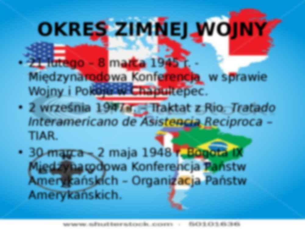 Stosunki Stanów Zjednoczonych i Ameryki Łacińskiej-prezentacja - strona 2