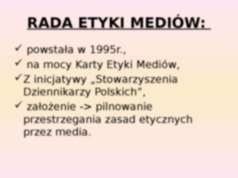 Rada etyki mediów-prezentacja - strona 2