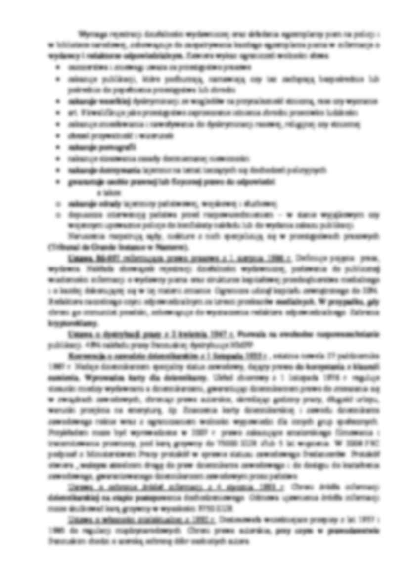 Regulacje prawne dotyczące polityki medialnej Francji-opracowanie - strona 2