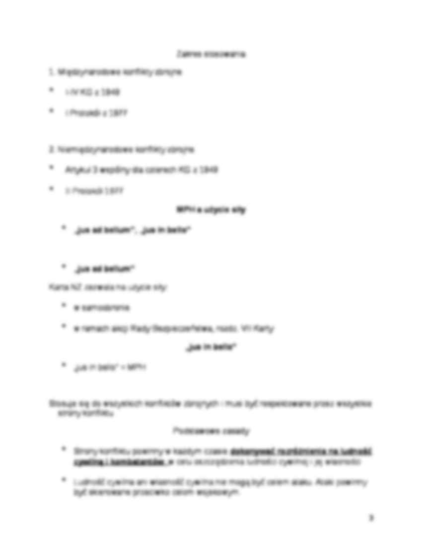 Międzynarodowe Prawo Humanitarne-opracowanie - strona 3