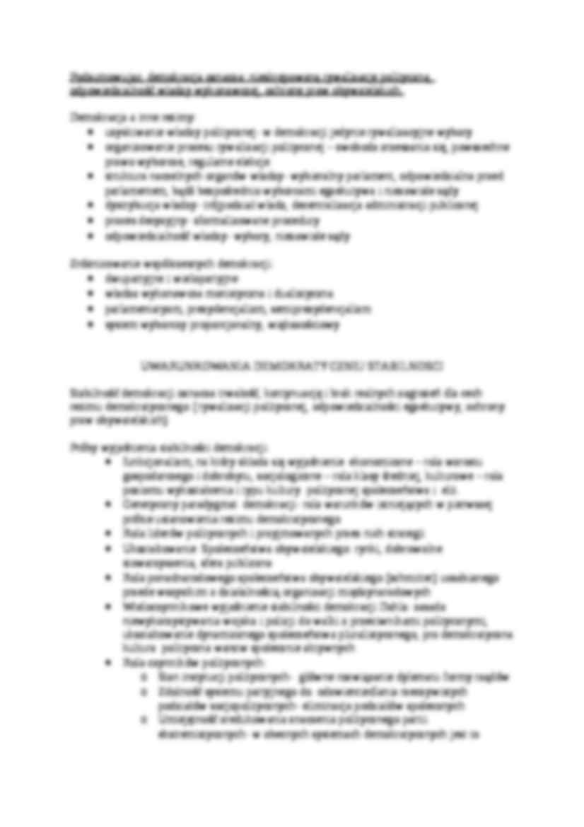 Współczesne teorie demokracji-opracowanie - strona 2