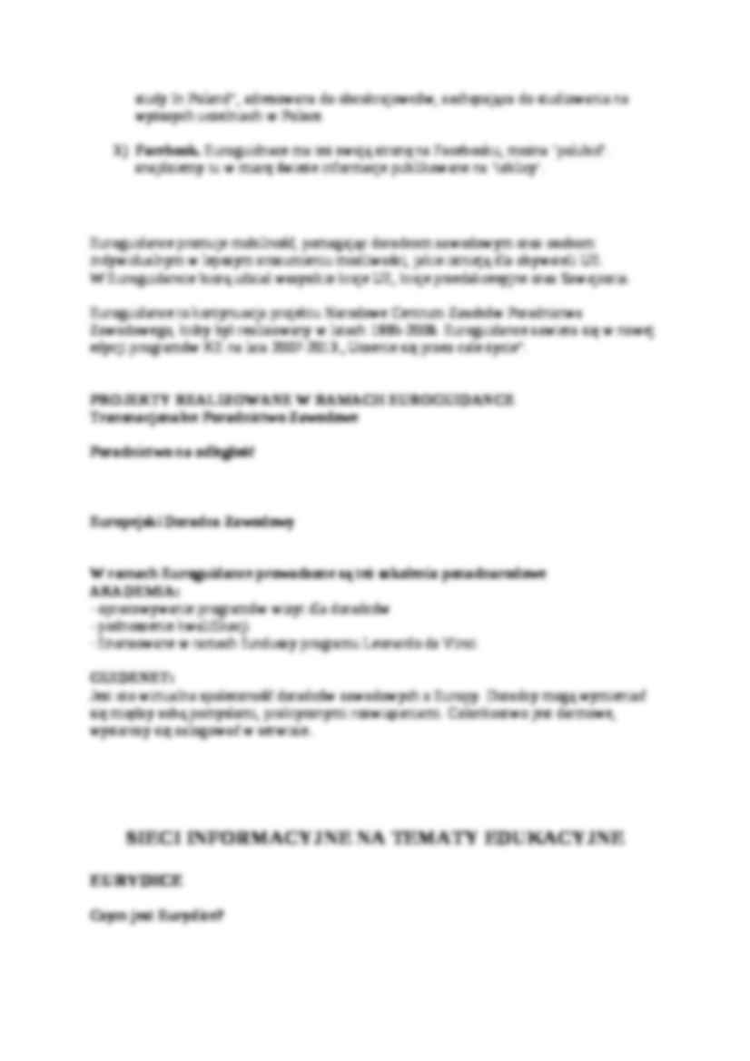 Euroguidance i eurydice-opracowanie - strona 2