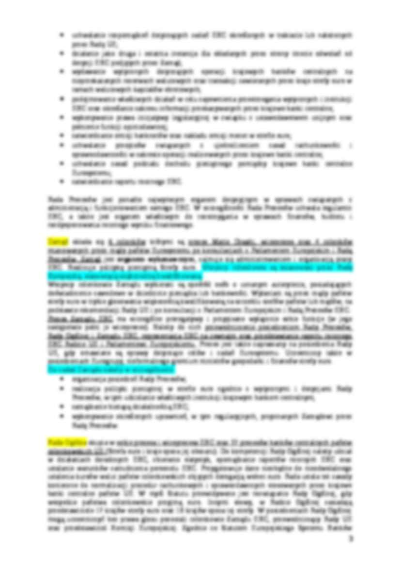 Europejski Bank Centralny- GENEZA I EWOLUCJA  - strona 3