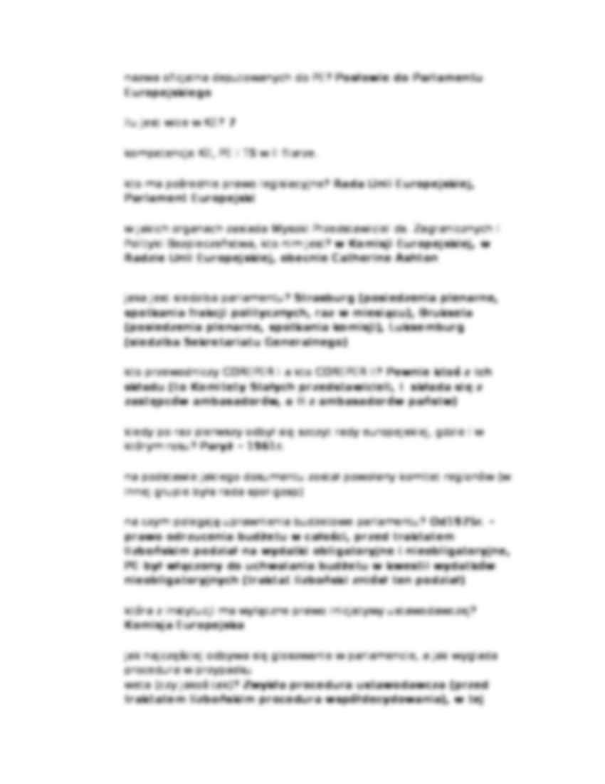 Instytucje UE-pytania  - strona 3