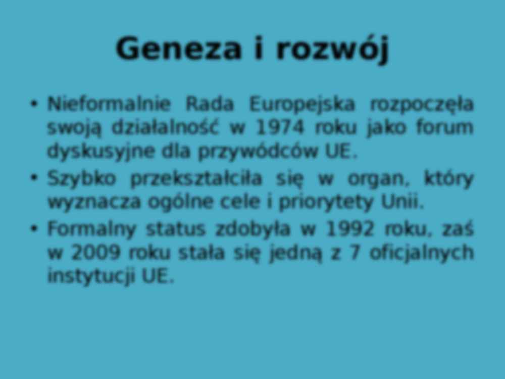 Rada Europejska-prezentacja - strona 2