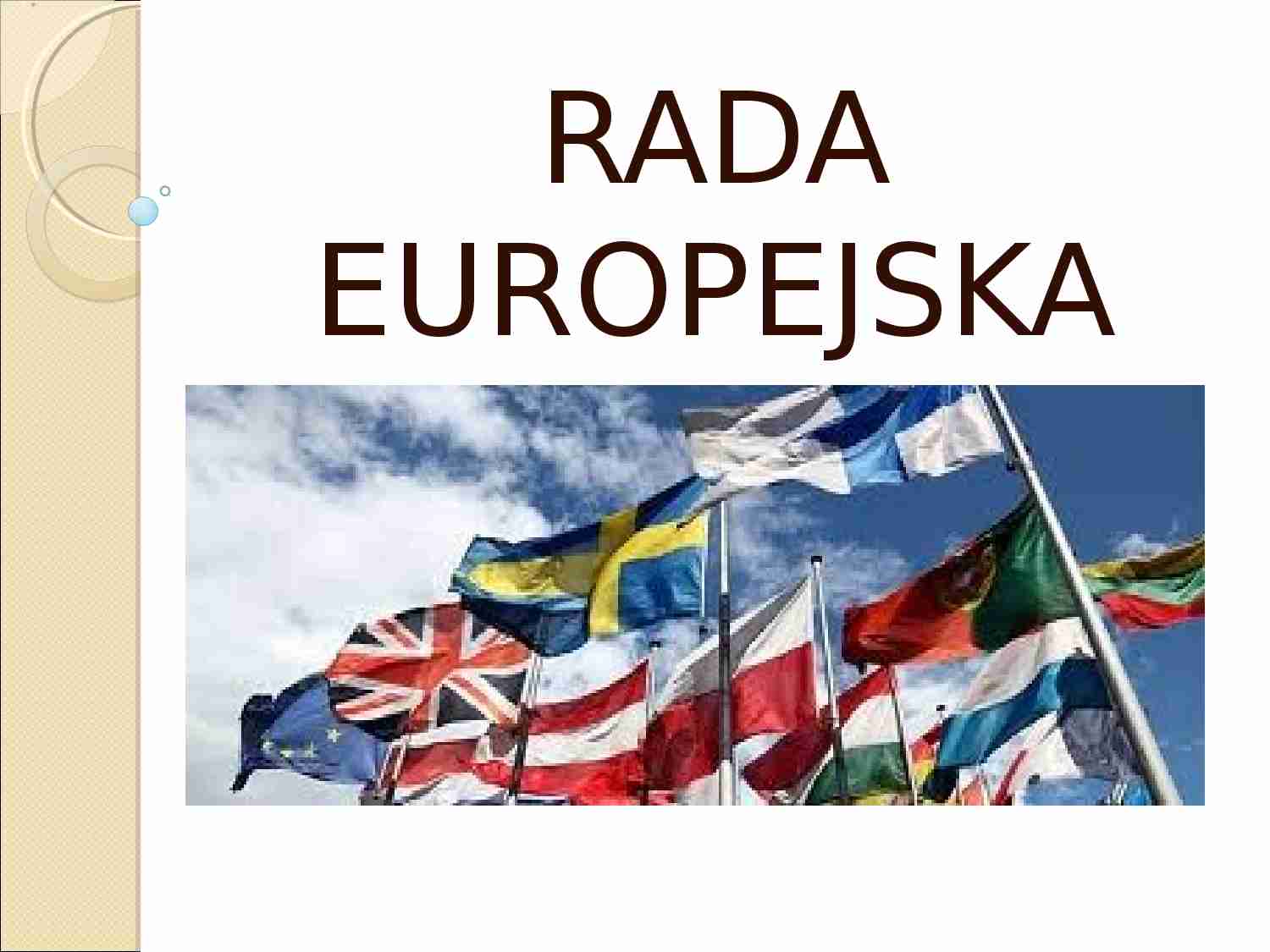 Rada Europejska-prezentacja - strona 1