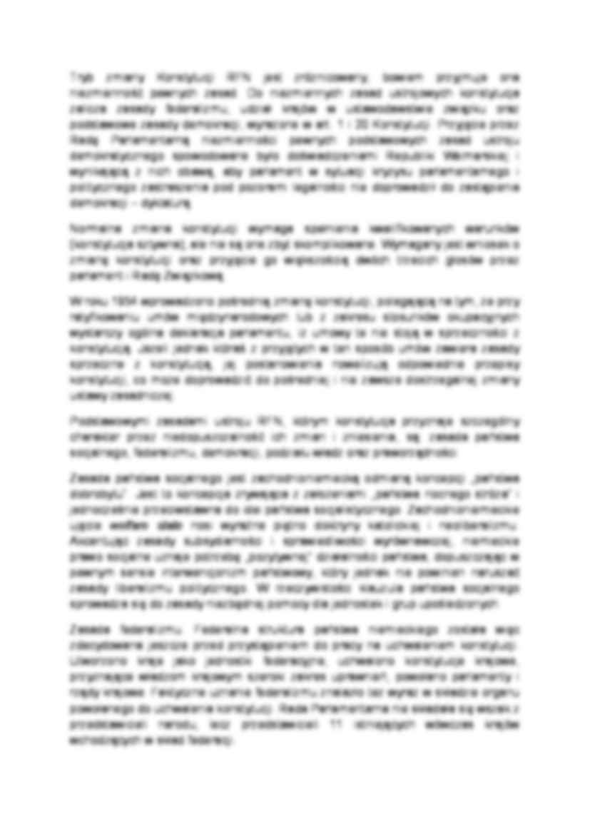 Ustrój polityczny Niemiec-opracowanie - strona 3