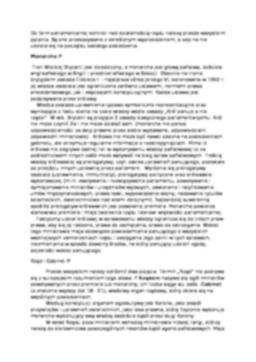 Wielka Brytania ustrój polityczny-opracowanie - strona 3