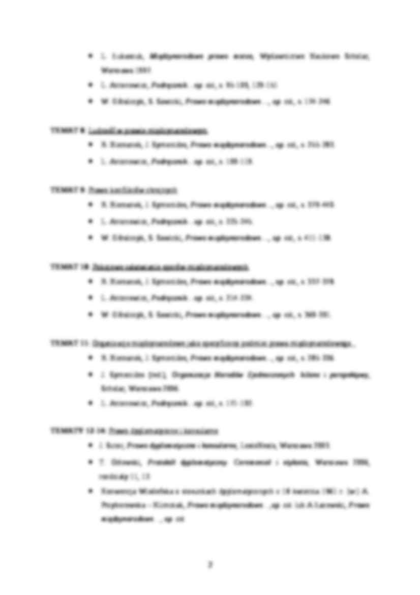 Prawo międzynarodowe publiczne-opracowanie - Prawo konfliktów zbrojnych - strona 2