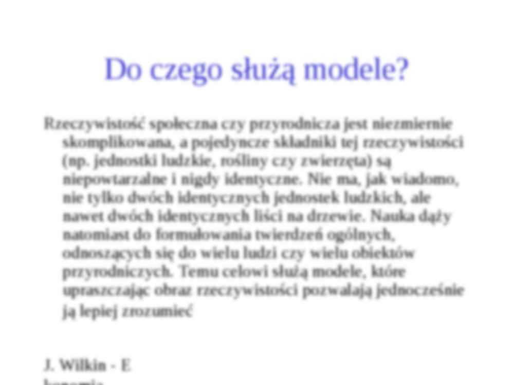 Podstawy metodologiczne ekonomii-prezentacja - strona 3