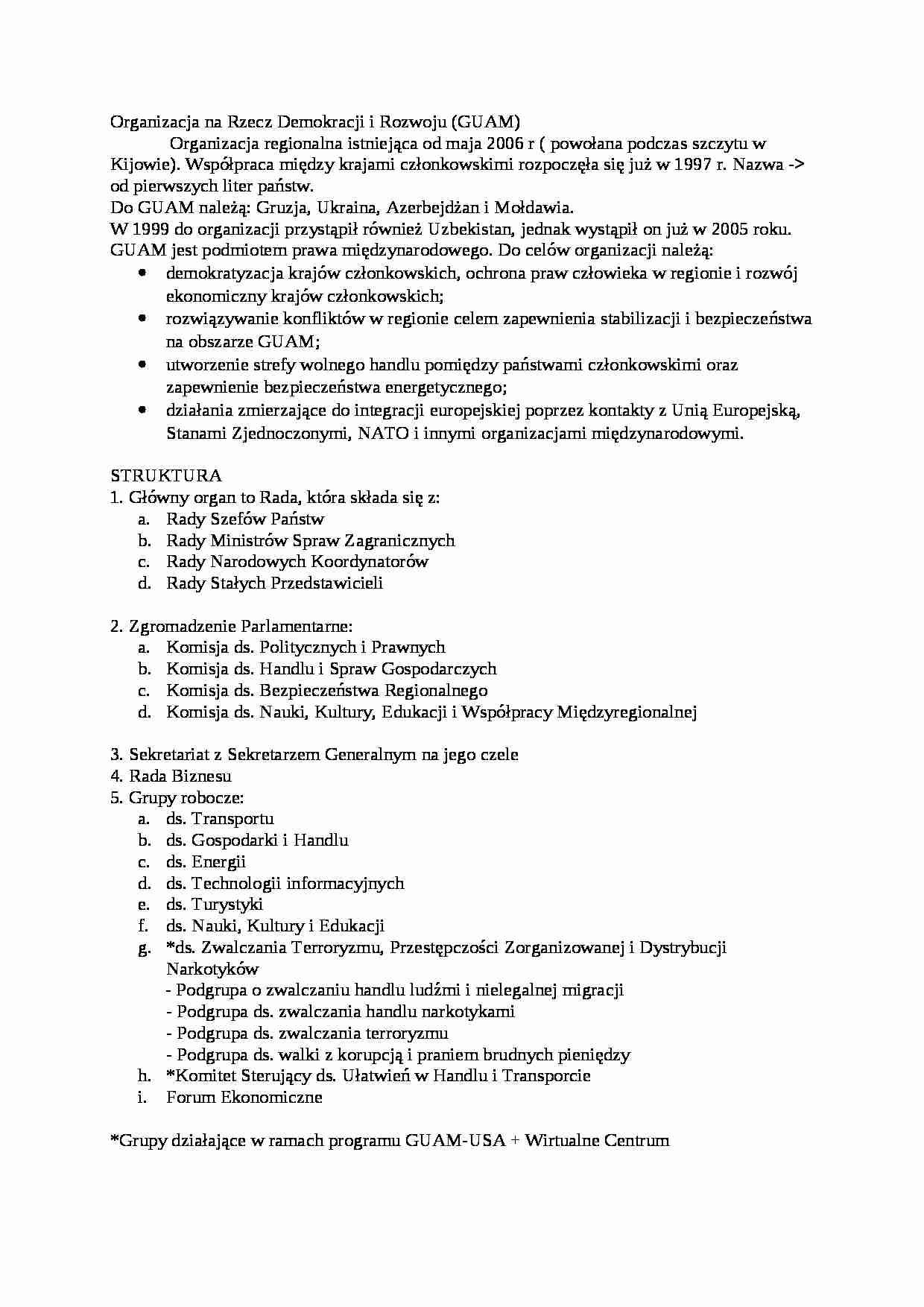 GUAM-referat - strona 1