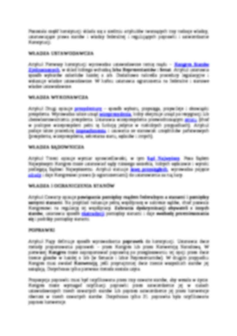  KONSTYTUCJA USA 1787-opracowanie - strona 2