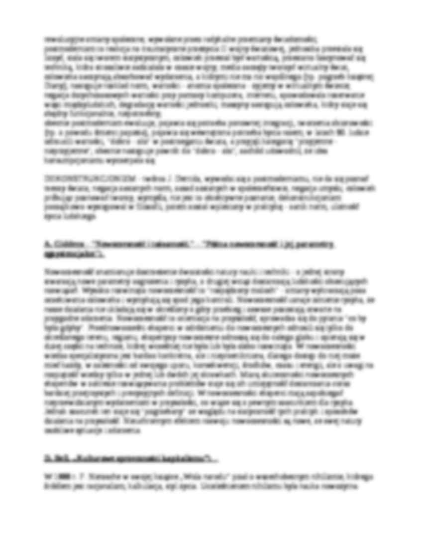 Dekonstrukcjonizm Jacquesa Derridy-opracowanie - strona 2